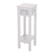 Small Console Table Side End Telephone Table 1 Drawer With Shelf Corner Storage