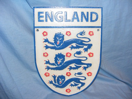 Cast iron england sign lions - england,