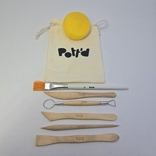 Pott'd Pottd Clay Craft Pottery Tool Set Bundle