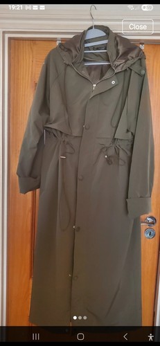 Maxi long rain coat - long,