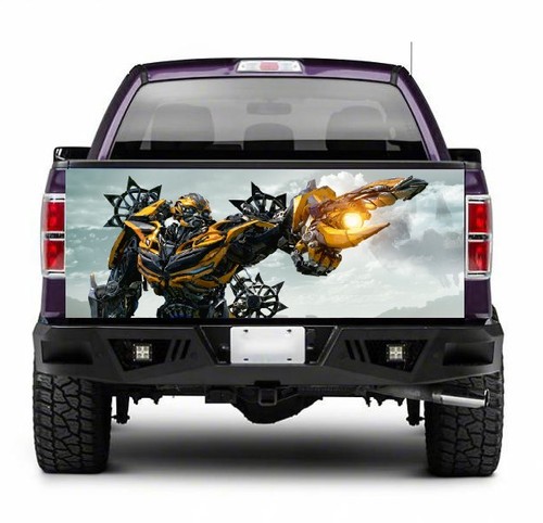 Tailgate truck wrap printed