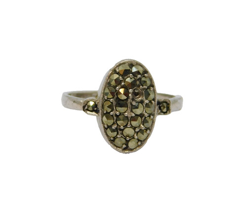Sterling silver marcasite set - sterling,