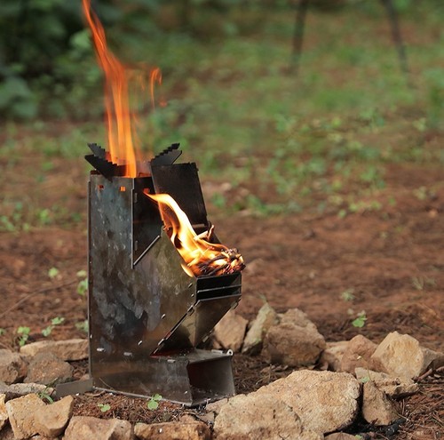 Wood stove firewood - wood, gas