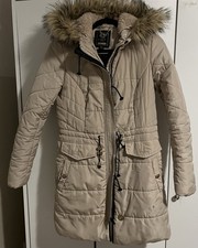 Beige Fur Lined Lipsy Coat