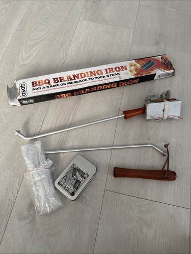 Bbq branding iron set - branding,