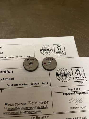 M5x0 iso nogo screw - go/nogo,