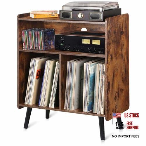 Vintage record player - record,