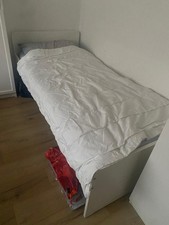 IKEA Malm White Single Bed Frame with Mattress