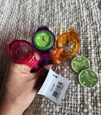 Fila Jellies multicoloured watch set pink, purple, orange 3 in 1  - unworn