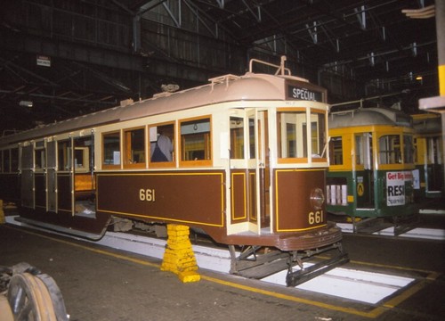 Old slide 661 tram - slide,