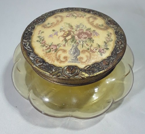 Vintage art deco amber - art, glass
