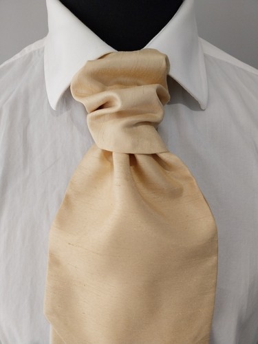 Champagne gold men dupion - champagne,