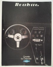 CHEVROLET CORVETTE orig 1977 USA Mkt Sales Brochure 