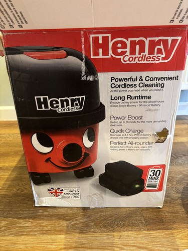 Henry cordless vacuum cleaner - cordless,