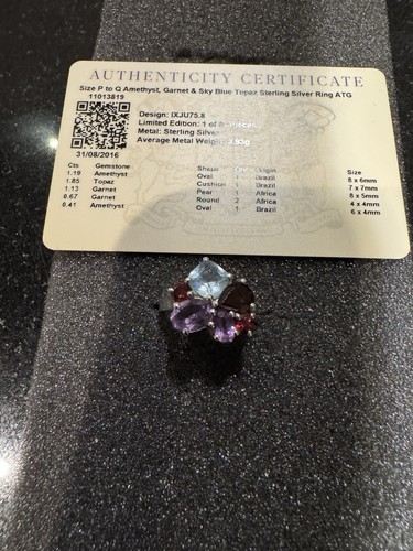 Gemporia sterling silver ring - gemporia,