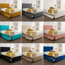 ORTHOPAEDIC DIVAN BED SET WITH