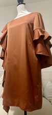 Ted Baker Size 2 Satin Bronze