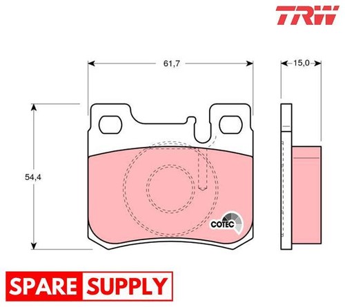 Brake pad set disc - brake,