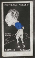 BARRATT-FOOTBALL STARS 1930- PORTSMOUTH - IRVINE