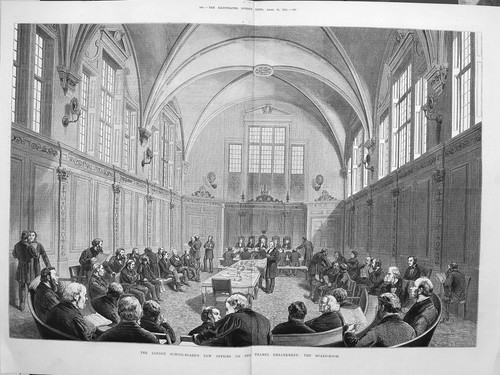 Original old antique print - original,