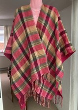 Laura Ashley Wraparound Poncho Cape One Size 
