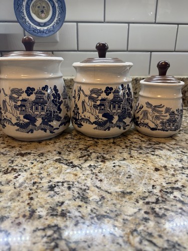 Set blue willow pantry - set,