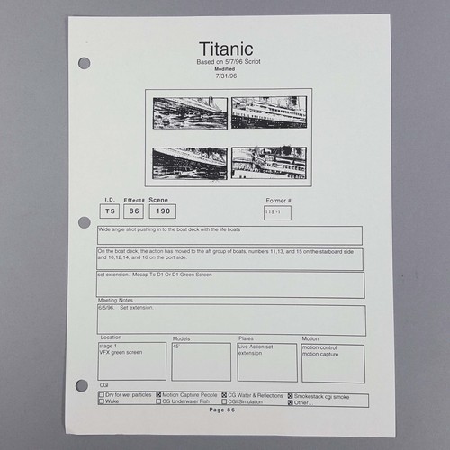 Titanic vfx shot breakdown - shot,