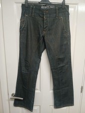 Men's Eto Fashion Denim Jeans Regular Fit Size 34L Good Condition