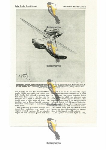Vicker supermarine r - s.6b,, j