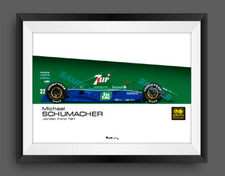 Michael Schumacher Jordan 191 Print F1 - Scuderia GP