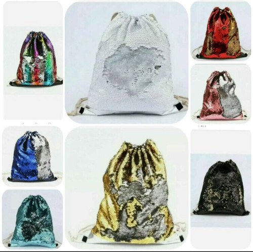 Sequin drawstring bags - sequin,
