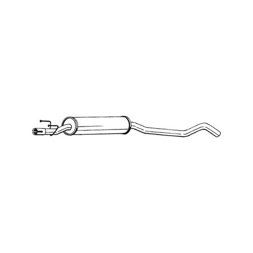 Bosal central exhaust - central,