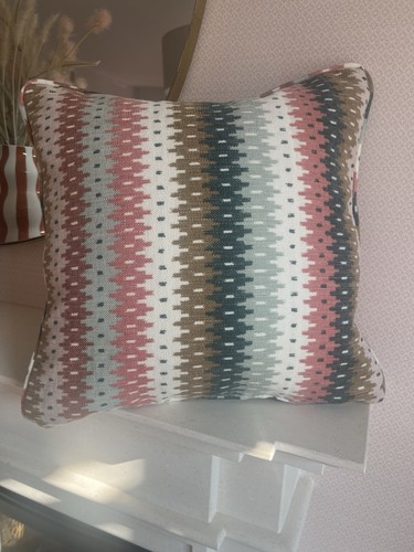 Handmade piped cushion cover - handmade,