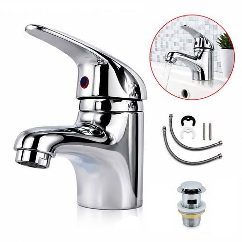 Mixer tap chrome curved - mixer,