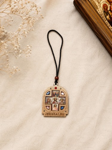 Jerusalem car hanging icon - car,