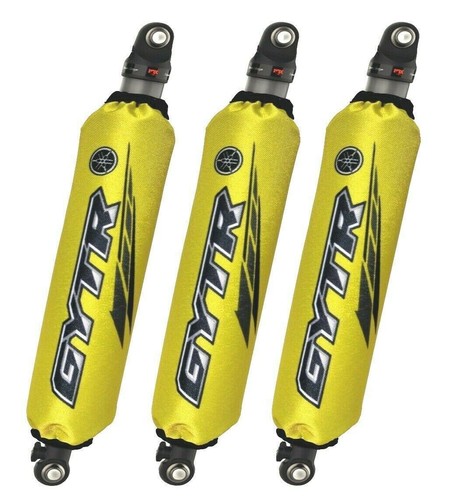 Yellow black atv shock - yellow, covers