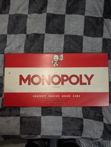 Waddingtons monopoly board - monopoly,