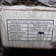 Mosaic Tile Sheet Penny Round