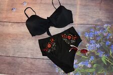 NEW BUNNY TIE FRONT MIX & MATCH  BIKINI SET  SIZE UK 6  F CUP    B14