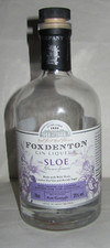 FOXDENTON Sloe Gin Empty Bottle 70cl Upcycling Bottle Lamp