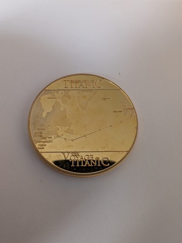 Rms titanic commemorative coin - titanic,