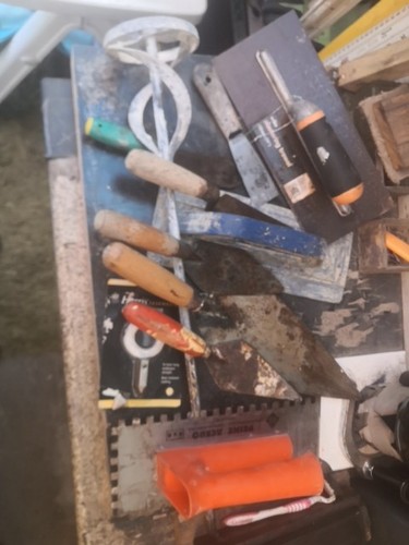 Builders tools trowels hammer - builders,