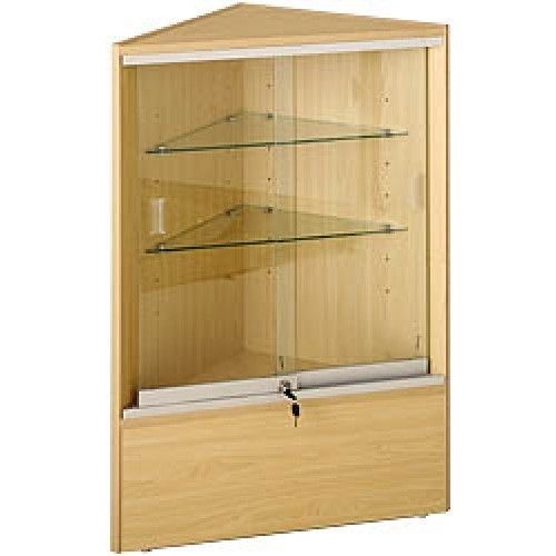 Glass shelf open - corner, retail