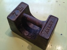 Vintage 7lb Cast Iron Weight