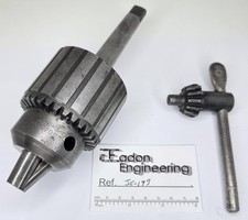 Jacobs Drill Chuck 3/16-3/4" / 5-20mm, No.36, 2MT & No.4 key.
