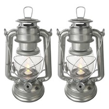 2 x Hurricane Lanterns LED