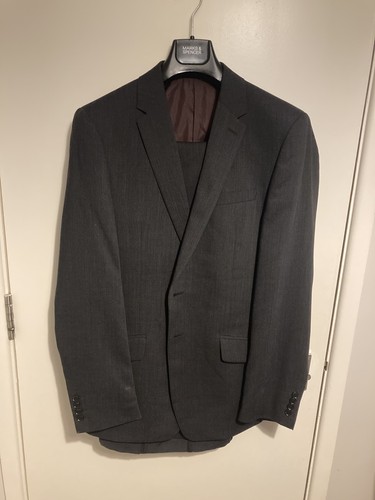 Mens slim fit charcoal - m&s, fit,
