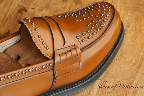 Church brown studded - church's, leather