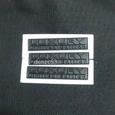 3x LUXURY Black Matte Limited