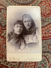 CDV Victorian Two Girls Gt